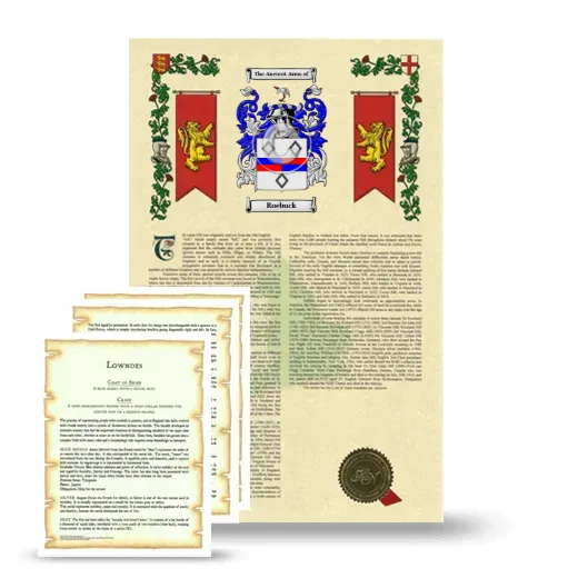 Roebuck Armorial History and Symbolism package