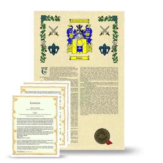 Romiu Armorial History and Symbolism package