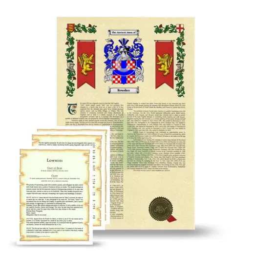 Rowdan Armorial History and Symbolism package