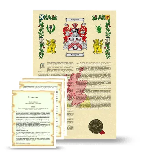 Sampell Armorial History and Symbolism package