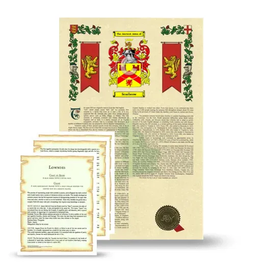 Scarbrow Armorial History and Symbolism package