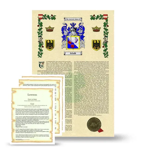 Schalk Armorial History and Symbolism package