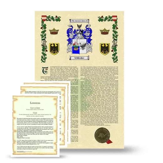 Schlenker Armorial History and Symbolism package