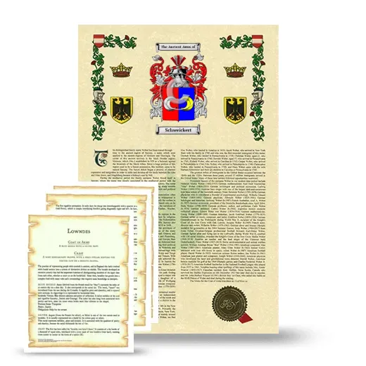 Schweickert Armorial History and Symbolism package