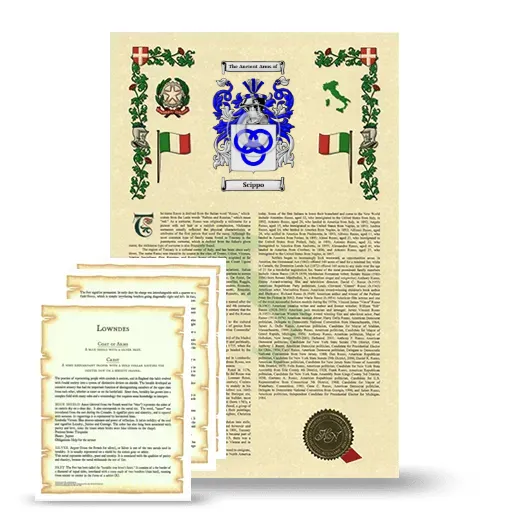 Scippo Armorial History and Symbolism package