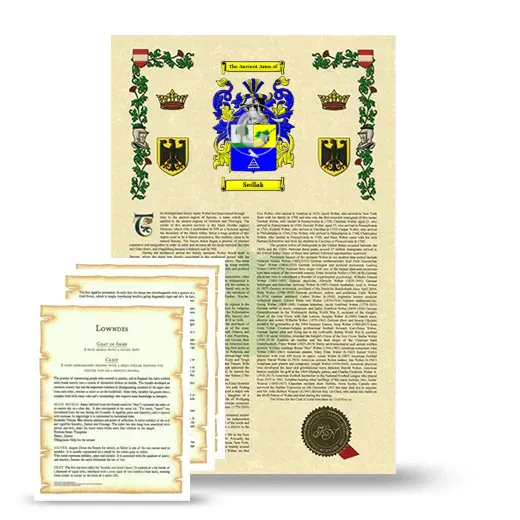 Sedlak Armorial History and Symbolism package