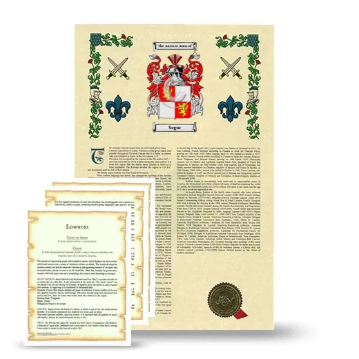 Segur Armorial History and Symbolism package