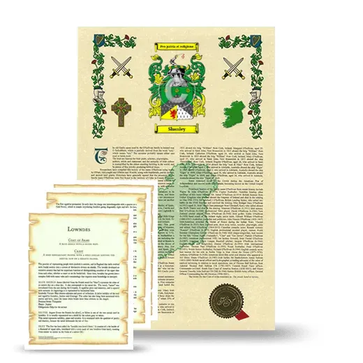 Shanley Armorial History and Symbolism package