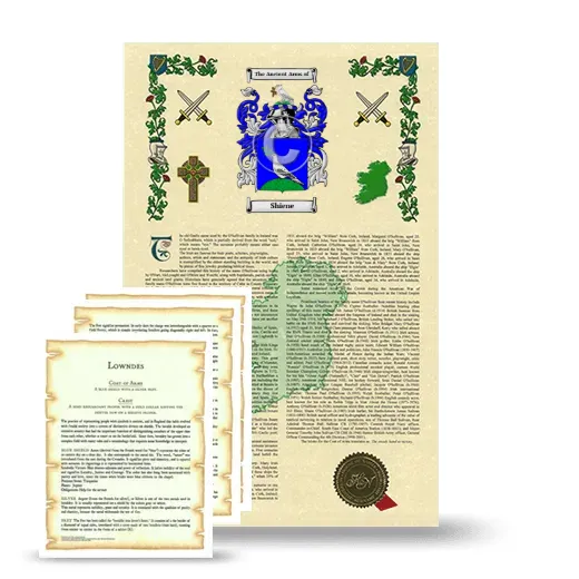 Shiene Armorial History and Symbolism package