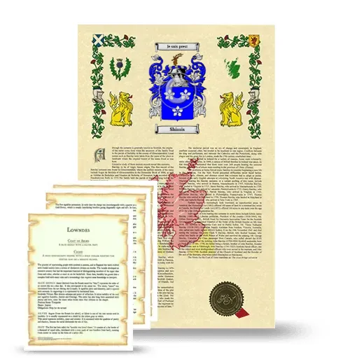 Shimis Armorial History and Symbolism package