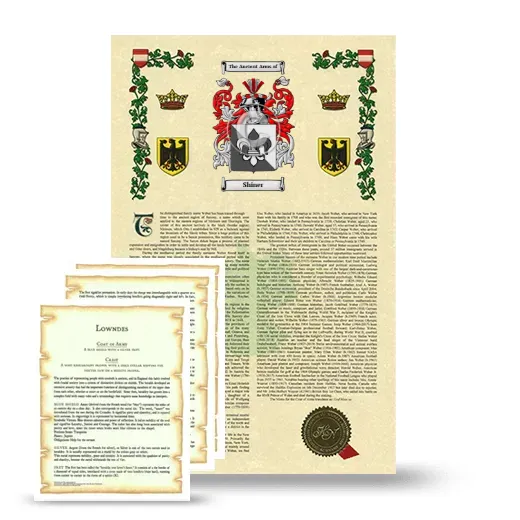 Shiner Armorial History and Symbolism package