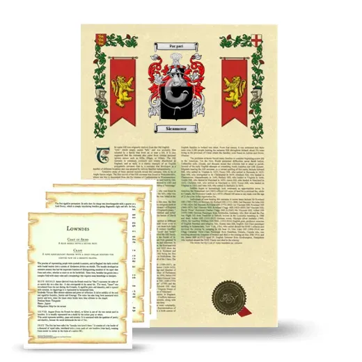 Sicamour Armorial History and Symbolism package