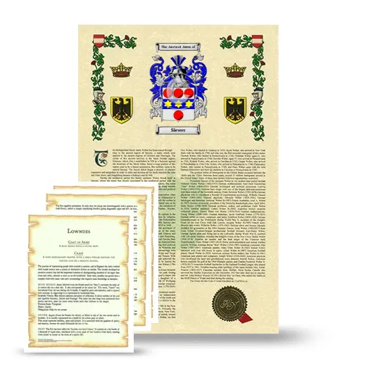 Siewer Armorial History and Symbolism package