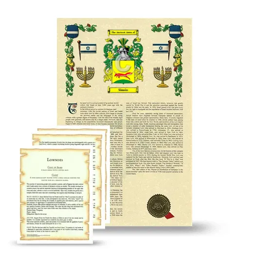 Simón Armorial History and Symbolism package
