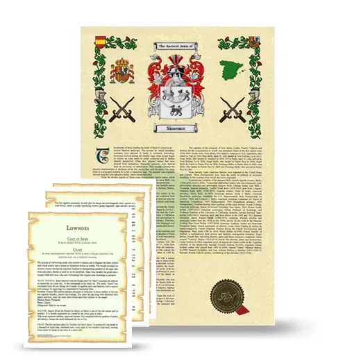 Simenez Armorial History and Symbolism package