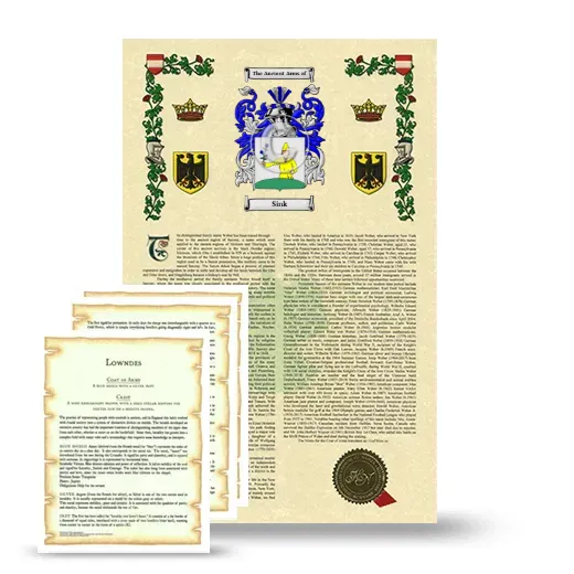 Sink Armorial History and Symbolism package