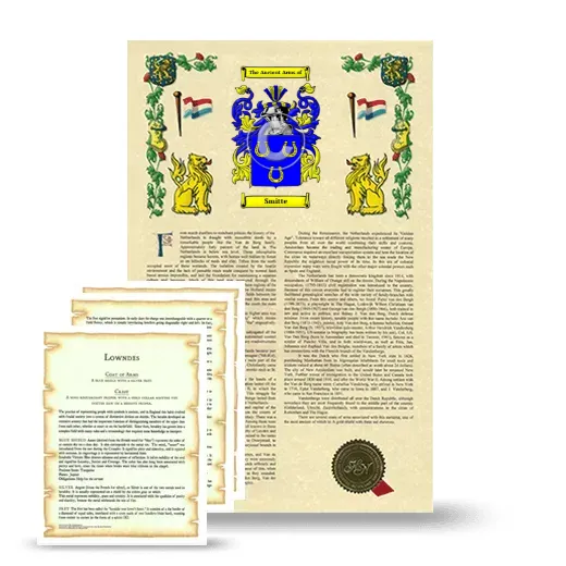 Smitte Armorial History and Symbolism package