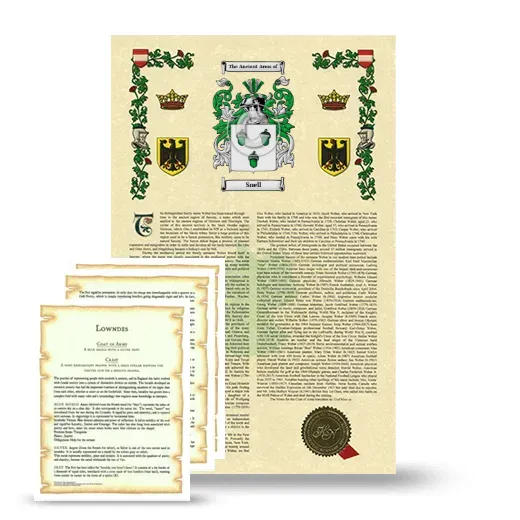 Snell Armorial History and Symbolism package