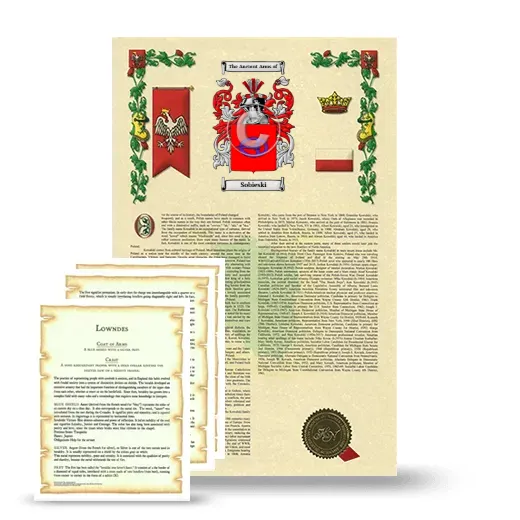 Sobieski Armorial History and Symbolism package
