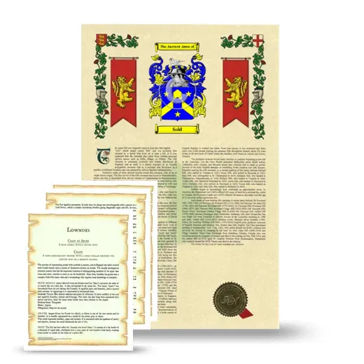 Sold Armorial History and Symbolism package