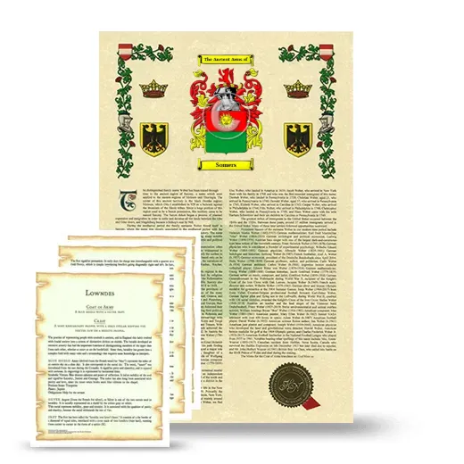 Somers Armorial History and Symbolism package