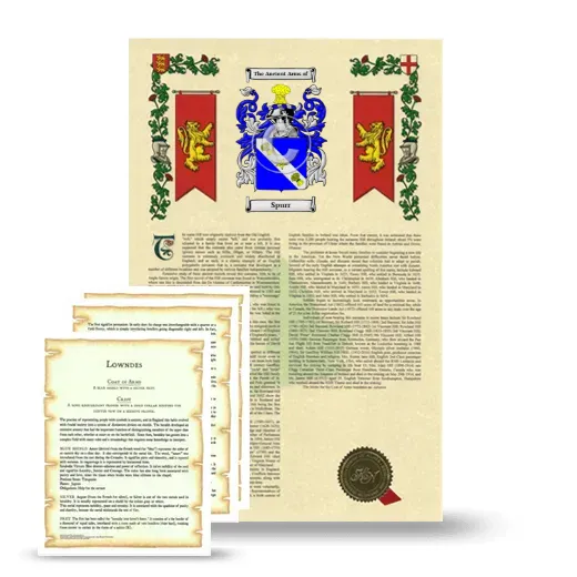 Spurr Armorial History and Symbolism package