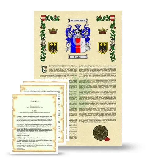 Staiber Armorial History and Symbolism package