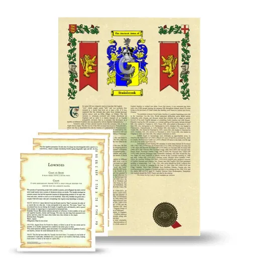 Stainbrook Armorial History and Symbolism package