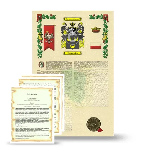 Stankewicz Armorial History and Symbolism package