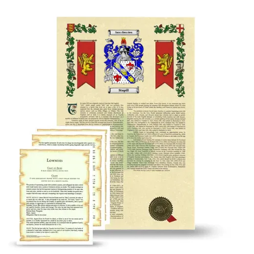 Stapill Armorial History and Symbolism package