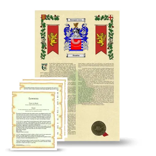 Stratta Armorial History and Symbolism package