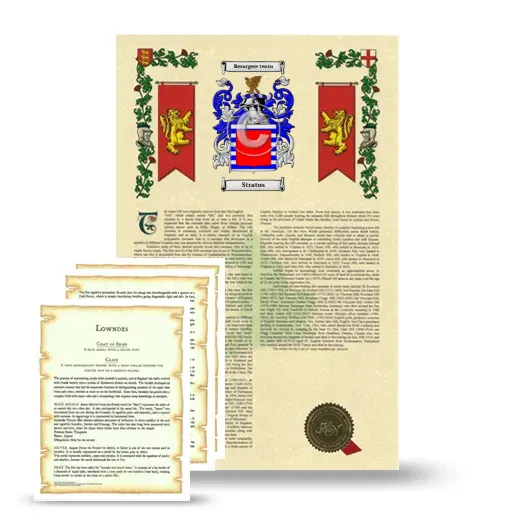 Stratus Armorial History and Symbolism package