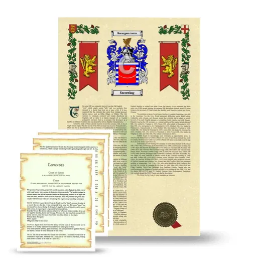 Streeting Armorial History and Symbolism package