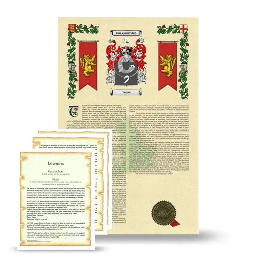 Swyre Armorial History and Symbolism package