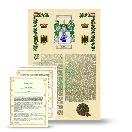 Tabbert Armorial History and Symbolism package
