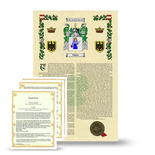 Tabers Armorial History and Symbolism package
