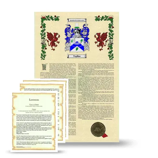 Tapline Armorial History and Symbolism package