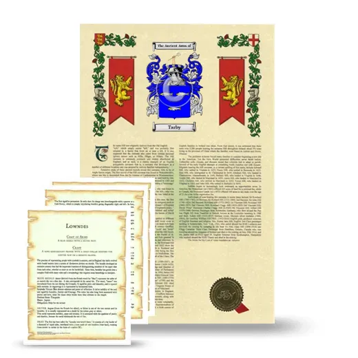 Tarby Armorial History and Symbolism package