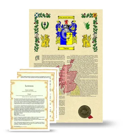 Tarver Armorial History and Symbolism package