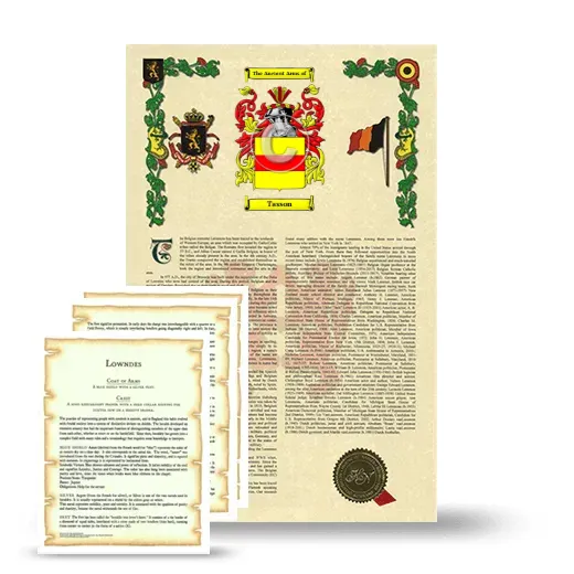 Tasson Armorial History and Symbolism package