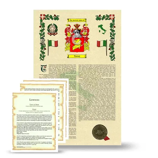 Testaj Armorial History and Symbolism package