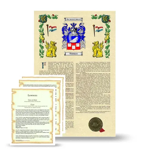 Thieman Armorial History and Symbolism package