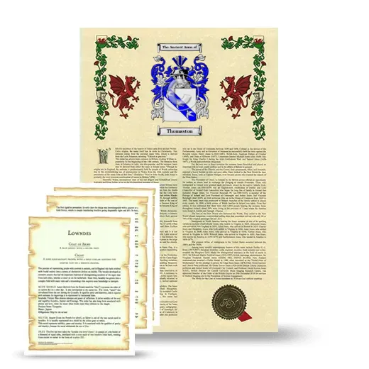 Thomaston Armorial History and Symbolism package