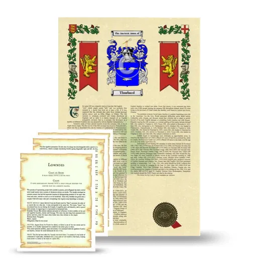 Thurbard Armorial History and Symbolism package