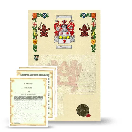 Thwaytes Armorial History and Symbolism package