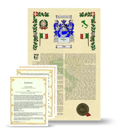 Tini Armorial History and Symbolism package