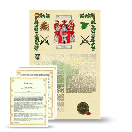 Tolibas Armorial History and Symbolism package