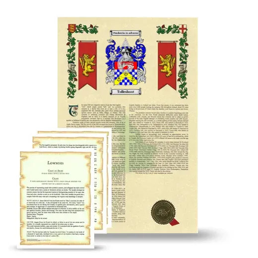 Tolleshunt Armorial History and Symbolism package