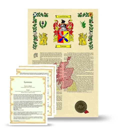 Torrans Armorial History and Symbolism package