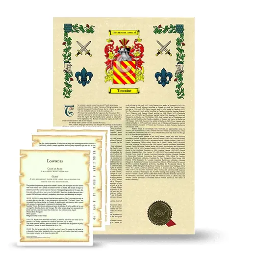 Touraine Armorial History and Symbolism package
